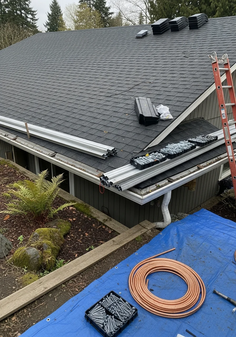 Professional contractor in work gear at a Gresham area job site.